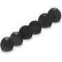 Hama Replacement Oorschuimstofbekledingen Van Silicon Maat S-l 6 PCs Black