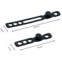 Radius Cable Straps Black 10-pack