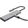 Hama USB-C-Hub 4 Ports 2X USB-A 2X USB-C USB 3.2 GEN2 10 GBIT/s PD Alu