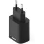Hama Fast Charger 1X USB-A 1X USB-C PD 30 W Black