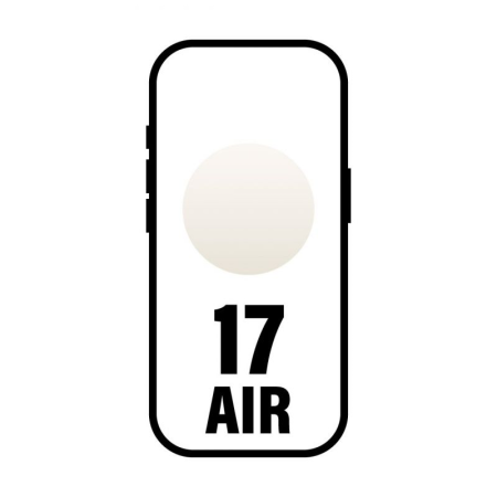 Smartphone Apple iPhone 17 Air/ 512GB/ 6.5'/ Dorado Claro