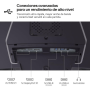 Monitor Gaming LG UltraGear 27G850A-B 27'/ 4K/ 1ms/ 240Hz/ IPS/ Regulable en altura/ Morado Grisáceo