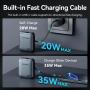 Powerbank 10000mAh Vention FHEH0/ 35W/ Gris