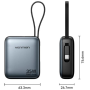 Powerbank 10000mAh Vention FHEH0/ 35W/ Gris