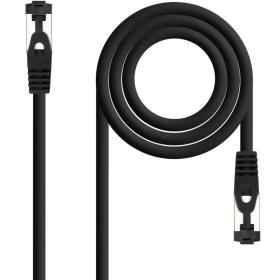 Cable de Red RJ45 SSTP Nanocable 10.20.2000-L25-BK Cat.8.1/ 25cm/ Negro