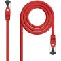 Cable de Red RJ45 SSTP Nanocable 10.20.2000-L25-R Cat.8.1/ 25cm/ Rojo