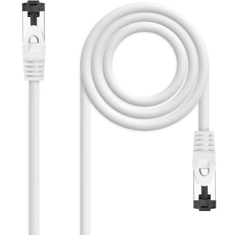 Cable de Red RJ45 SSTP Nanocable 10.20.2000-W Cat.8.1/ 50cm/ Blanco