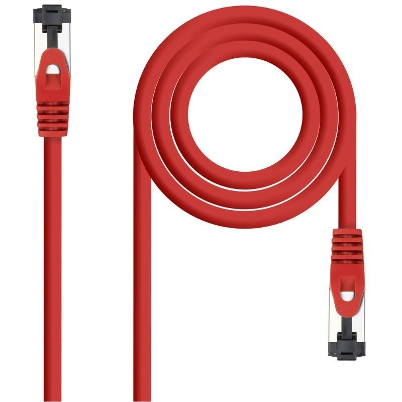 Cable de Red RJ45 SSTP Nanocable 10.20.2002-R Cat.8.1/ 2m/ Rojo