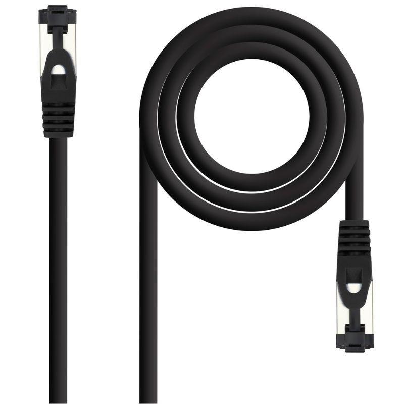 Cable de Red RJ45 SSTP Nanocable 10.20.2005-BK Cat.8.1/ 3m/ Negro