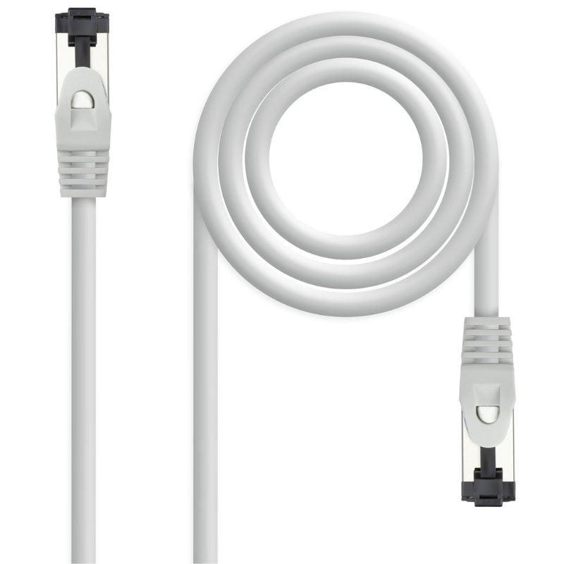 Cable de Red RJ45 SSTP Nanocable 10.20.2015 Cat.8.1/ 15m/ Gris