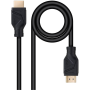 Cable HDMI 2.1 8K Nanocable 10.15.8300/ HDMI Macho - HDMI Macho/ 50cm/ Negro