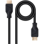Cable HDMI 2.1 8K Nanocable 10.15.8301/ HDMI Macho - HDMI Macho/ 1m/ Negro