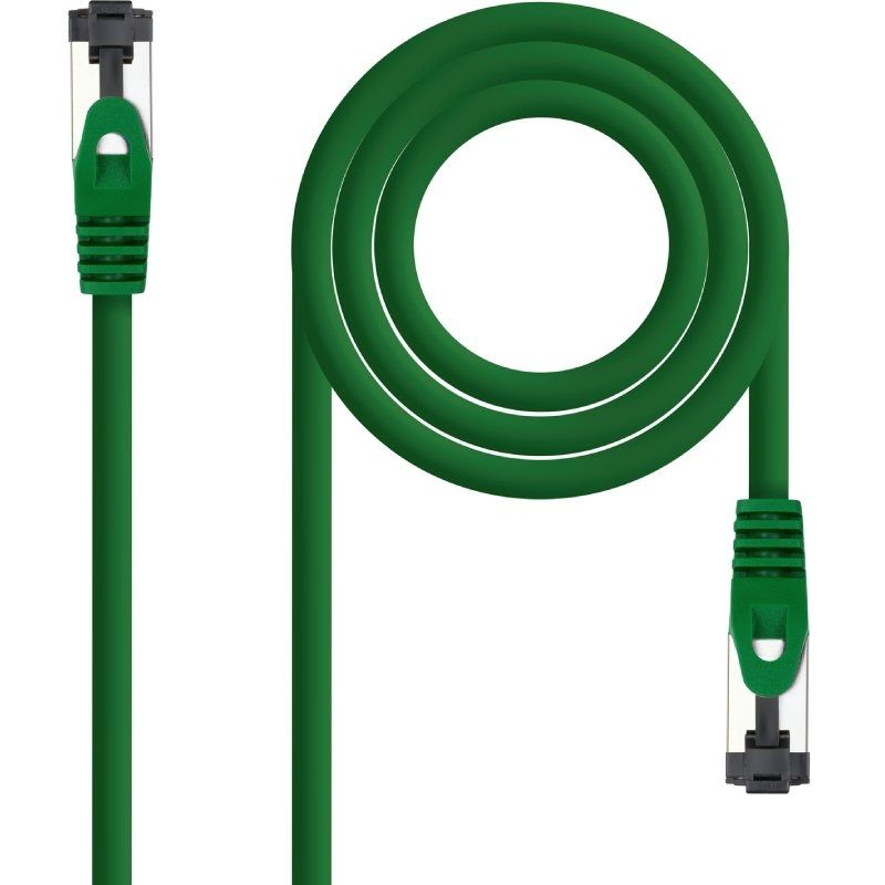 Cable de Red RJ45 SSTP Nanocable 10.20.2000-GR Cat.8.1/ 50cm/ Verde