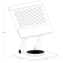 Soporte para Tablet TooQ PH-NARVI-S/ Plata