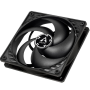 Ventilador Arctic P12/ 12cm/ Negro