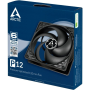 Ventilador Arctic P12/ 12cm/ Negro