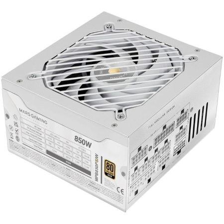 Fuente de Alimentación Mars Gaming MPB850PSI/ 850W/ Ventilador 14cm/ 80 Plus Gold