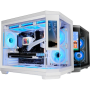 Caja Gaming Minitorre Mars Gaming MC-3TCORELCDM/ Blanca