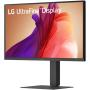 Monitor Profesional LG 27U730A-B 27'/ 4K/ Multimedia/ Regulable en altura/ Negro