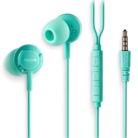 Auriculares Intrauditivos NGS Cross Drift/ con Micrófono/ Jack 3.5/ Verdes Auriculares Intrauditivos NGS Cross Drift/ con Micrófono/ Jack 3.5/ Verdes