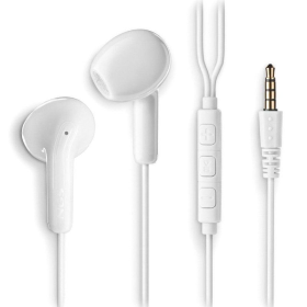 Auriculares Intrauditivos NGS Cross Flip/ con Micrófono/ Jack 3.5/ Blancos Auriculares Intrauditivos NGS Cross Flip/ con Micrófono/ Jack 3.5/ Blancos