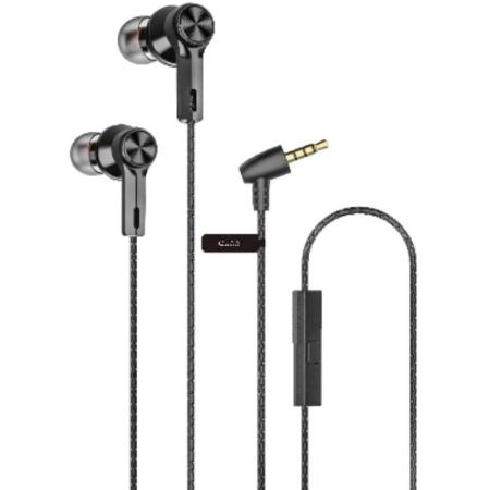 Auriculares Intrauditivos Qubo EB-100/ con Micrófono/ Jack 3.5/ Negros