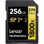 Lexar Professional SDXC 256GB BL 1800X UHS-II V60 Gold