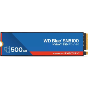 Disco SSD SanDisk WD Blue SN5100 500GB/ M.2 2280 PCIe Gen4/ Full Capacity Disco SSD SanDisk WD Blue SN5100 500GB/ M.2 2280 PCIe Gen4/ Full Capacity