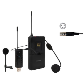 Micrófono de cabeza y solapa UHF Fonestar WI-MIC Micrófono de cabeza y solapa UHF Fonestar WI-MIC