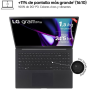 Portátil LG Gram Pro 16ZD90SP-A.AX78B Intel Core Ultra 7-155H/ 32GB/ 1TB SSD/ GeForce RTX 3050/ 16'/ Sin Sistema Operativo