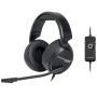 Auriculares Gaming con Micrófono Fonestar WIN-U/ USB/ Negros