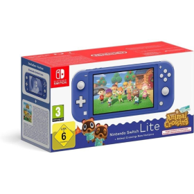 Nintendo Switch Lite Azul + Juego Nintendo Animal Crossing New Horizons Nintendo Switch Lite Azul + Juego Nintendo Animal Crossing New Horizons
