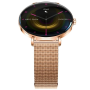 Forever Smartwatch Lucca SB-370/ Notificaciones/ Frecuencia Cardiaca/ Oro Rosa/ Incluye Correa Moteada