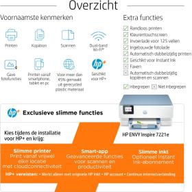 HP Envy Inspire 7221E AIO EMEA Surf Blue HP Envy Inspire 7221E AIO EMEA Surf Blue