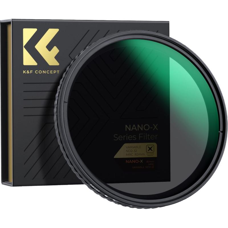 K&amp;F Concept Variable ND Filter ND2-ND32 Nano X 77mm