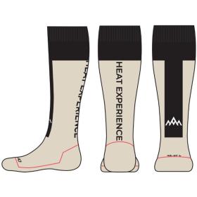 Heat Experience Heatx Heated Technical Socks W/Batt M Sand/Black - EU40/42 Heat Experience Heatx Heated Technical Socks W/Batt M Sand/Black - EU40/42