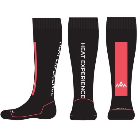 Heat Experience Heatx Heated Technical Socks W/Batt L Red/Black - EU43/45