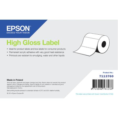 Epson High Gloss Label Die-Cut Roll 102mm X 15