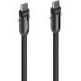 Hama Lanyard USB-C-Cable 2IN1 1.2 M Black