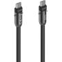Hama Lanyard USB-C-Cable 2IN1 1.2 M Black