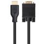 Cable Conversor Nanocable 10.15.4602/ VGA Macho - HDMI 8K Macho/ 1.8m/ Negro