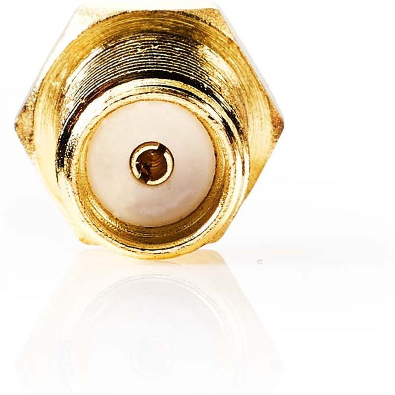 Nedis SMA-Adapter SMA Female TS9 Gold Plated 50 Ohm Straight Copper Gold 2 pcs