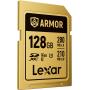 Lexar SDXC Pro Gold Series Armor UHS-II 128GB V60 IP68 Stainless R280/W210MB/s