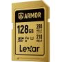 Lexar SDXC Pro Gold Series Armor UHS-II 128GB V60 IP68 Stainless R280/W210MB/s