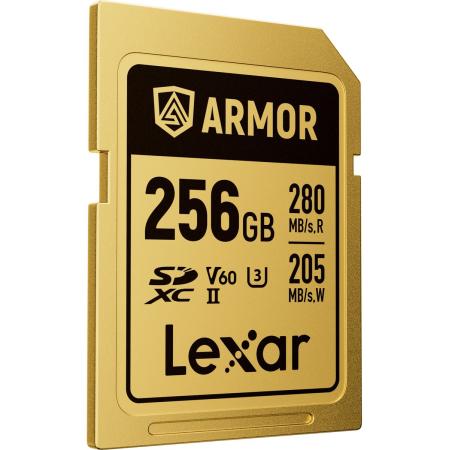 Lexar SDXC Pro Gold Series Armor UHS-II 256GB V60 IP68 R280/W205MB/s