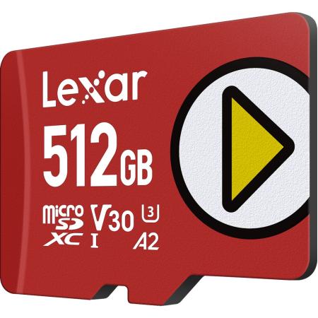Lexar MicroSDXC Play UHS-I 512GB V30 R205/W140MB/s