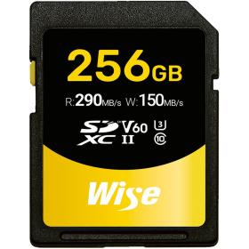 Wise 256GB SDXC UHS II V60 Memory Card