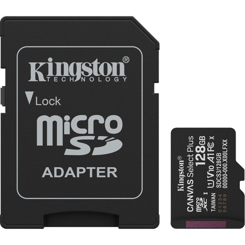 Kingston 128GB MicroSDXC Canvas Select