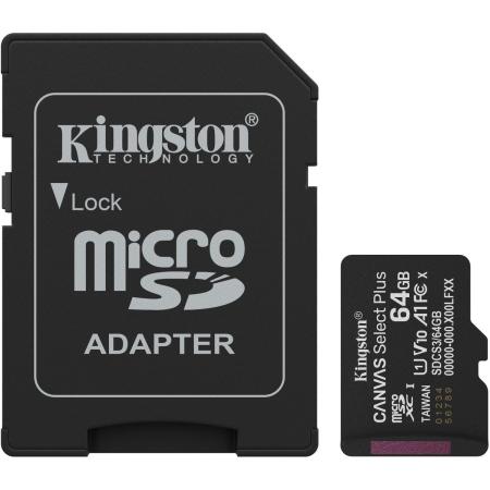 Kingston 64GB MicroSDXC Canvas Select
