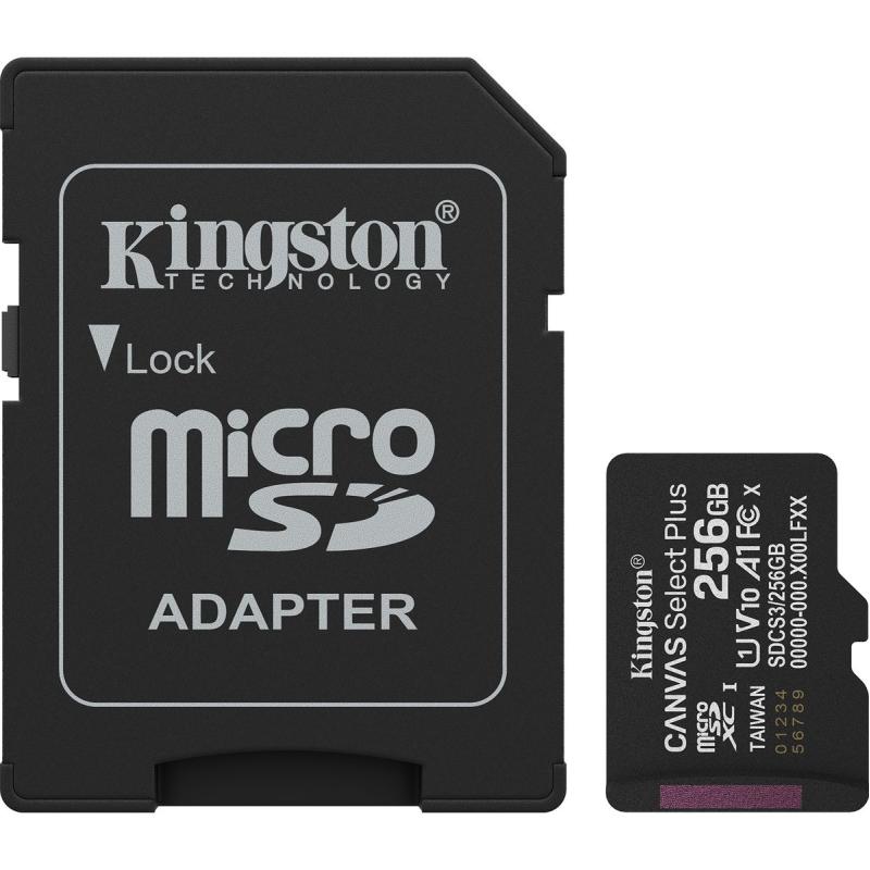 Kingston 256GB MicroSDXC Canvas Select